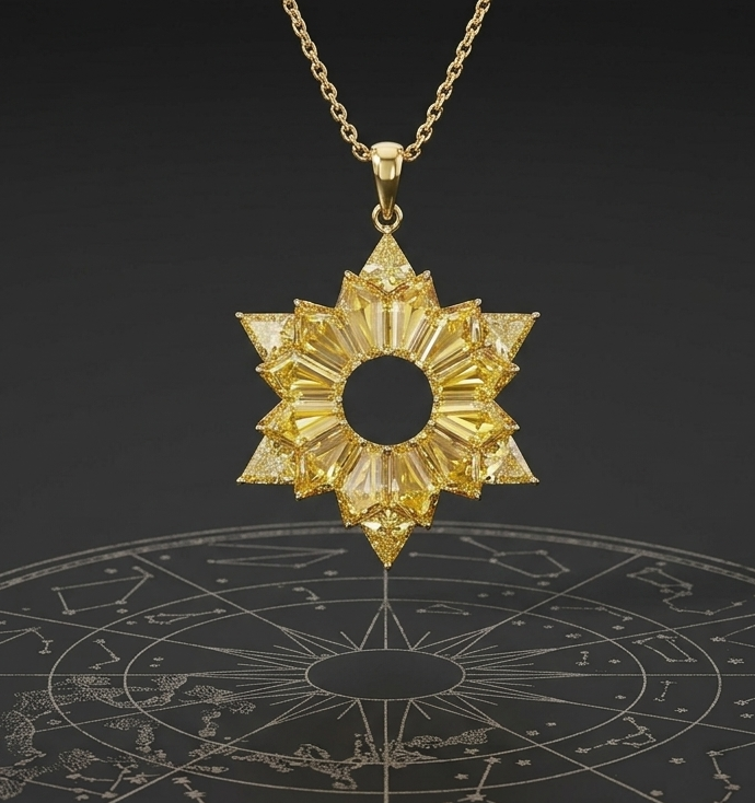 Fancy Intense Yellow Crystal Mosaic - Image 3